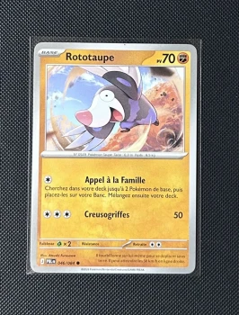 Carte Pokémon - Rototaupe 46/84 - Nuit Noire