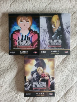 Fullmetal alchemist brotherhood intégrale coffret dvd