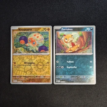 Carte Pokemon : Deux cartes - Destinées de Paldea
