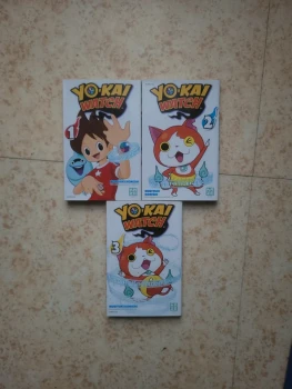 Vends lot de manga "Yo-Kai Watch" tome 1,2 et 3