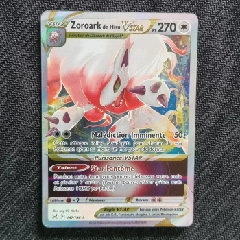 Carte pokemon Zoroark de Hisui Vstar 147/196 - EB11  Origine perdue (2022)
