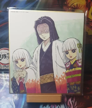 Shikishi Demon Slayer – Kagaya Ubuyashiki & ses filles – Exposition Gengaten