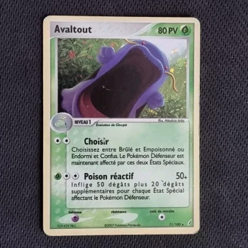 Carte pokemon Avaltout 11/100 Holo - Ex Gardiens de Cristal (2007)