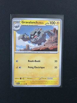 Carte Pokémon - Gravalanch d’Alola 45/159 - Aventure Ensemble