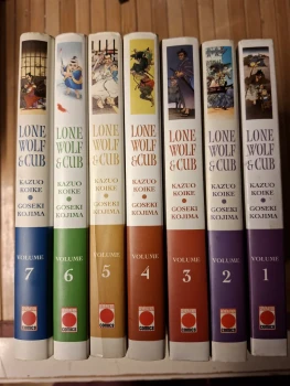 Lone wolf and cub