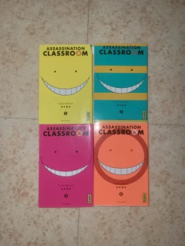 Vends lot de manga ”Assassination Classroom” 1 à 4