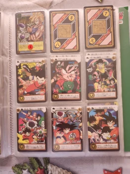 Série Dragon Ball GT Heroes cartes bandai 1995 JP 1 à 24