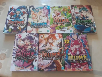 Lot 7 Mangas - Iruma A l'Ecole des Démons - Tomes 1 à 6 + 12 - Nobi Nobi