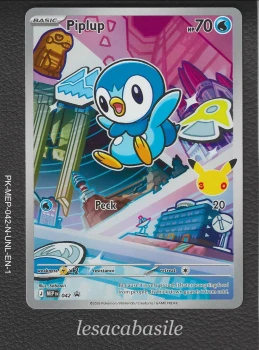 Piplup MEP 042 - EN - PROMOS - Méga-Evolution
