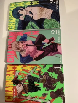 3 tomes de chainsaw man