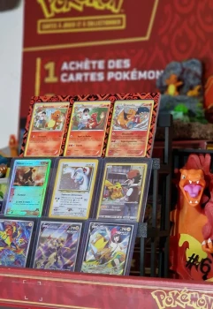 Présentoir/Support de Cartes/Boosters 9 Places tous TCG ( Pokémon, Lorcana, Cardfun, Dragon ball,etc..) Compatible cartes gradées ( PSA, PCA etc...)