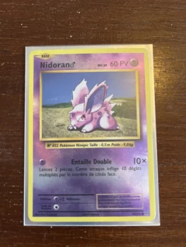 Carte Pokémon Nidoran ultra rare