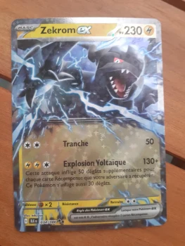 Carte Pokémon Zekrom EX 034/086 EV10.5 Foudre Noire - Neuve