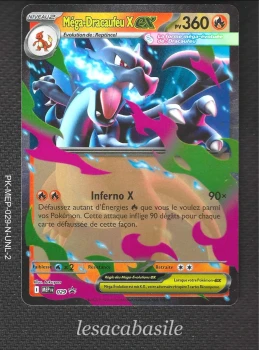 Méga-Dracaufeu X ex  MEP 029 - PROMOS - Méga-Evolution