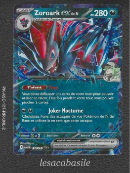 Zoroark ex de N 137/217 RR - ME2.5 - Héros Transcendants (2026)