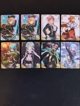Lot 8 cartes Sword Art Online – Goddess Story (1 SR + 7 R) – Certaines Out of Print