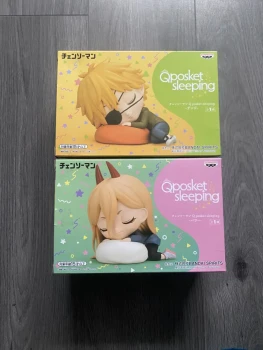 Figurines Qposket Denji Power Sleeping