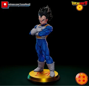 Figurine Vegeta impression resine à peindre