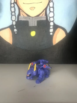 Gashapon ZAC Tricératops Bleu Zoids Vol.3 Bandai 2005 – Ailes Déployables TBE Rare