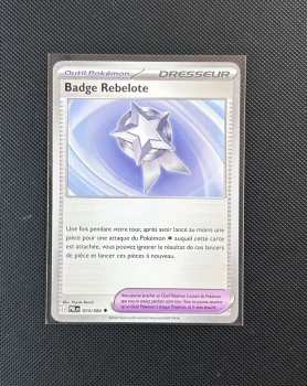 Carte Pokémon - Badge Rebelote 74/84 - Nuit Noire