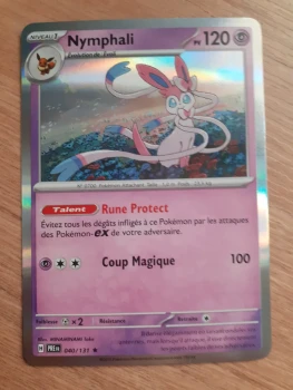 Carte Pokémon Nymphali holographique 040/131 EV8.5 Evolutions prismatiques - Neuve