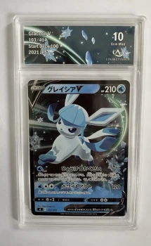 Glaceon V / Givrali V – Start Deck 100 – Gradée CollectAura 10 (Gem Mint)