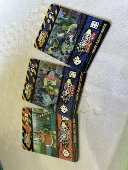 Lot de 3 cartes à collectionner Trick Power Game
