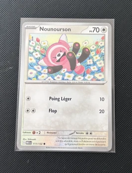 Carte Pokémon - Nounourson 111/132 - Méga Évolution