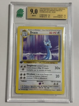 Carte Pokémon DRACO 18/102 Rare Set de Base Wizards EDITION 1 MNT 9