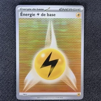 Carte pokemon Energie Electrique de Base 020 Holo - EV10.5  Foudre Noire