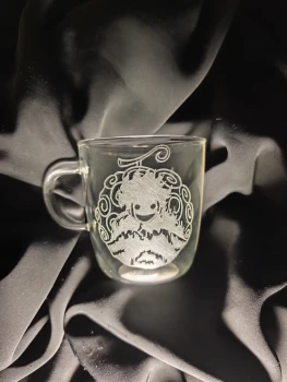 Mug en verre - Luffy Gear 5 & Fruit du Démon One Piece