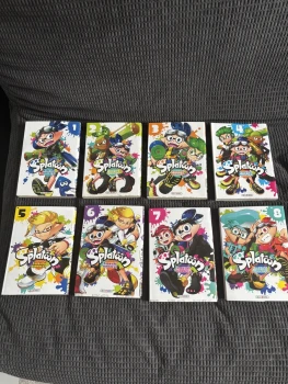 Lot de 8 mangas splatoon