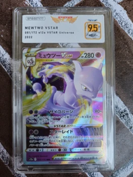 Mewtwo Vstar Jap Gradée SFG en 9.5