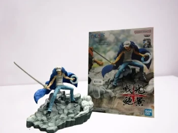 Figurine Senkozekkei - One Piece - Trafalgar Law (vs Barbe Noir) 10cm