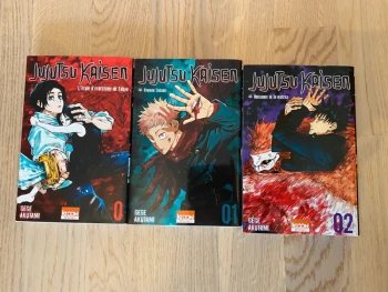 Mangas jujutsu kaisen tome 0, 1, 2