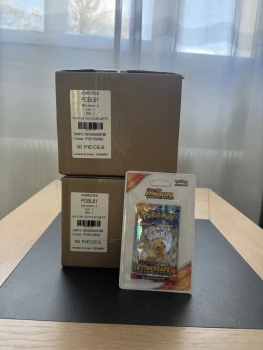 Pokémon 1 Case 36 Blister Plastique Étincelles Déferlantes Écarlate et Violet EV08 Neuf Français