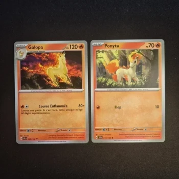 Cartes Pokemon : Famille Ponyta - Couronne Stellaire