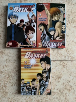 Vends lot de manga "Kuroko's Basket" tome 1 à 3