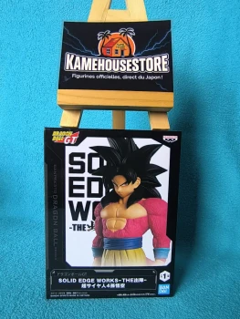 Solid Edge Works Son Goku Super Saiyan 4 – Dragon Ball GT – Banpresto / Bandai Spirits – Import Japon – Neuf