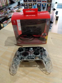 Manette Nintendo Switch PDP Afterglow Wireless – Transparente – Très bon état