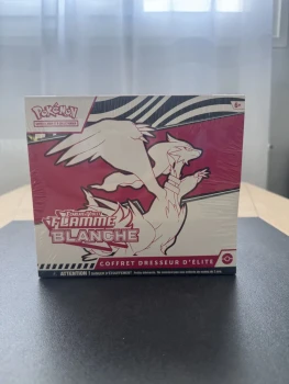 Pokémon Coffret Dresseur Élite (ETB) Flamme Blanche Écarlate et Violet EV10.5 Neuf Français