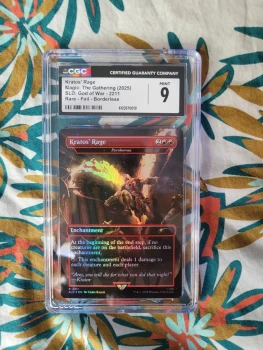 Kratos' Rage CGC 9 SLD: God of War: Greek Rare Foil
