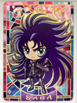 Carte Saint Seiya - Kayou Série 2 - SS-QR-034 - Saga des Gémeaux