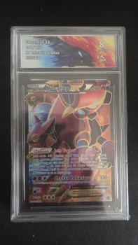 Carte Gradée Pokémon Collect Aura Volcanion EX  107/114 8 n°745630341