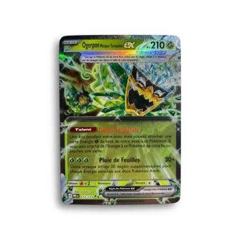 Carte Pokémon— Ogerpon masque turquoise ex— 012/131—évolutions prismatiques