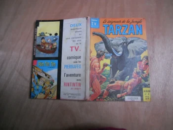 Tarzan Le Seigneur De La Jungle Vedette Tv Album Relier N°2 Avec Les N°3/4/5