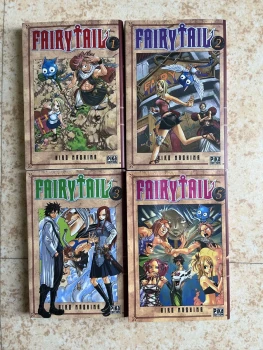 Vends lot de manga "Fairytail" tome 1,2,3 et 5
