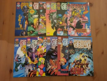 Lot de 12 comics - Génération X - TBE