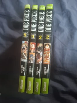 Tome 2,3,4 et 5 de One Piece