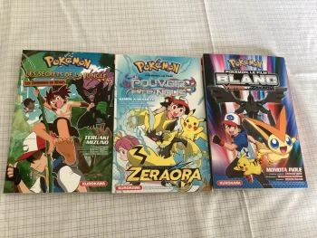 Lot manga pokemon les films (Zeraora,Zekrom,Zarude)